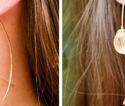 Gemstone threader Earrings Only $5.99!