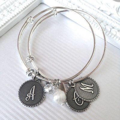Mother’s Day Initial Bangles – FREE Dangles Only $6.89!