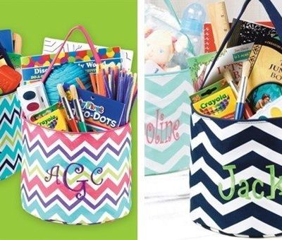 Monogrammed Toy Buckets Only $21.95!