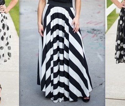 Stripes Or Dots Skirt Blowout – Only $14.99!