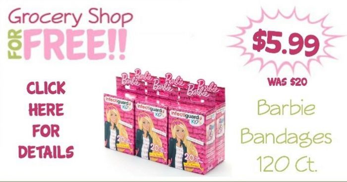 Barbie Bandages 120 Ct. Just $5.99! (Reg. $20) Ships FREE!