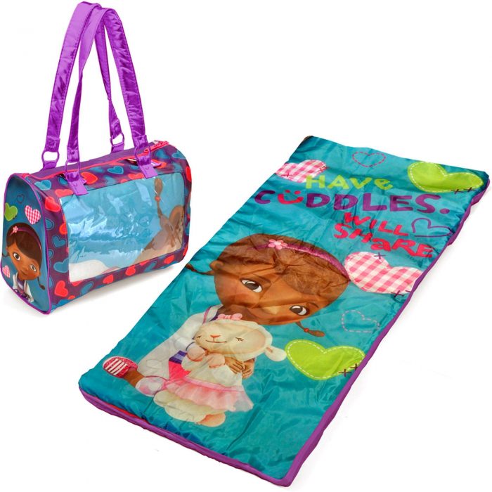 Disney Doc McStuffins Mini Sleepover Set/Nap Mat with BONUS Sling Bag Just $13.98! Down From $29.99!