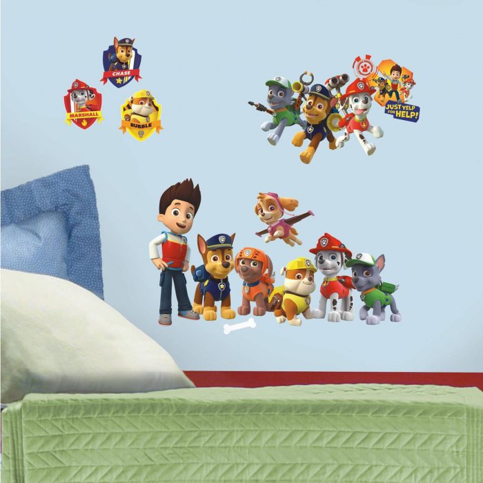 Paw Patrol Peel and Stick Wall Decals Just $8.88! Down From $13.99!