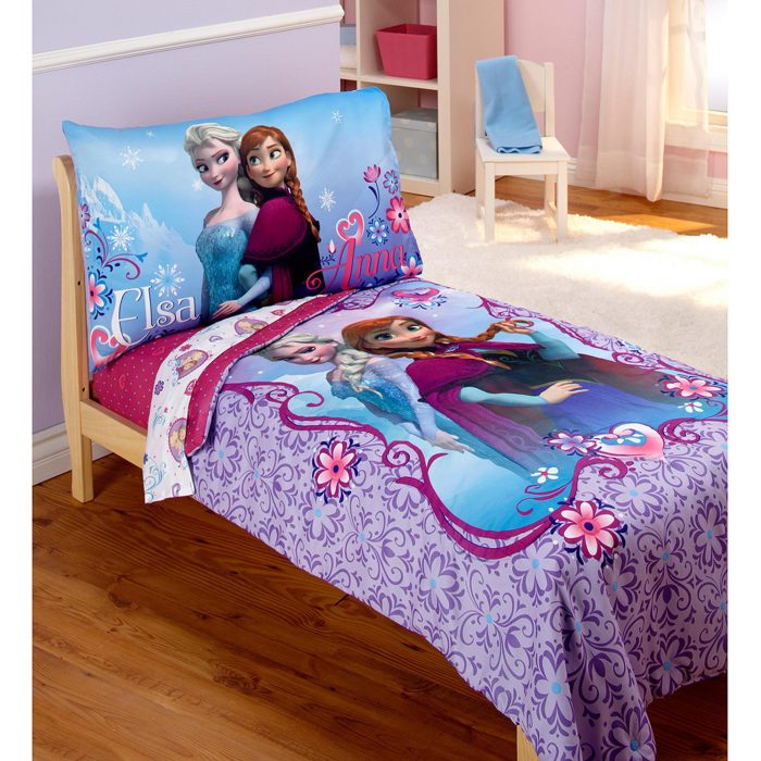 Disney Frozen Elsa & Anna 4pc Toddler Bedding Set Just $32.98 Down From $70.00 At Walmart!