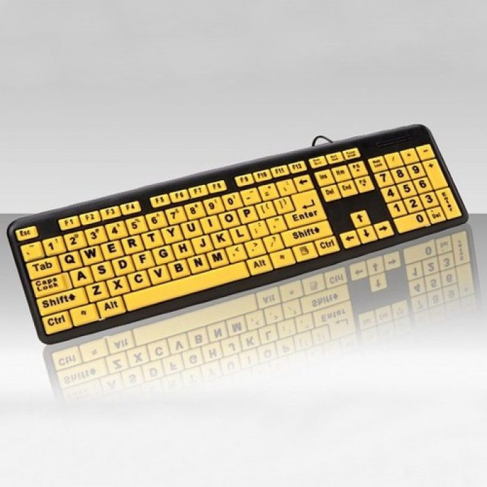 Large Print Spill Resistant Keyboard Only $6.99 Plus FREE Shipping!