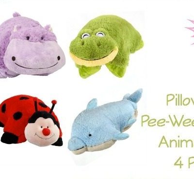 Pillow Pets Pee-Wees Stuffed Animal Plush 4 Pc Set Only $16! Ships FREE!