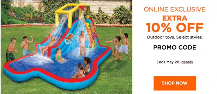 Kohl's: Online Exclusive - Extra 10% Off Outdoor Toys!