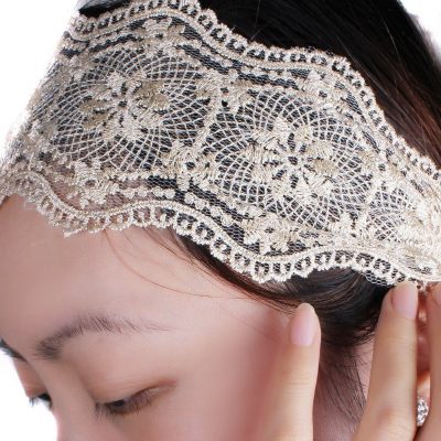Lace Elastic Headband Only $1.66 + FREE Shipping!