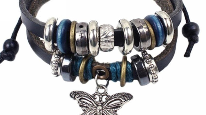 Vintage Multilayer Leather Beaded Bracelet With Just $5/16! FREE Shipping!