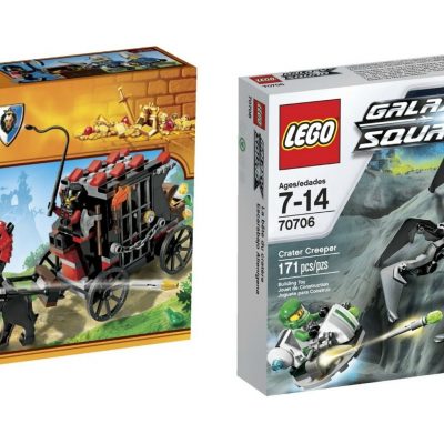 LEGO Castle Gold Getaway $13.48, LEGO Galaxy Squad Crater Creeper $11.98 (reg. $19.99)