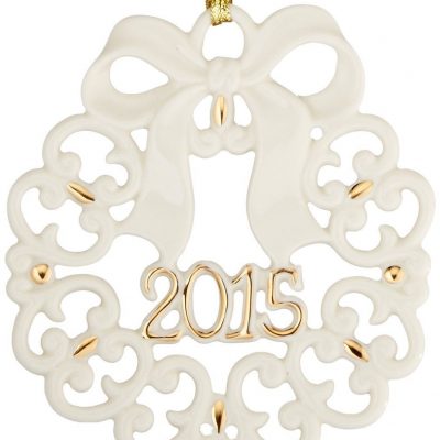Lenox 2015 A Year to Remember Wreath Ornament Was $40 – Now Just $12!