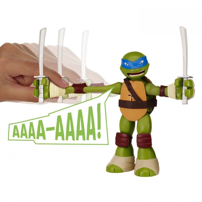 Teenage Mutant Ninja Turtles Stretch N' Shout Leonardo Figure Just $14 (30% Off)!