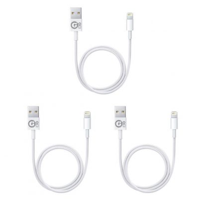 Set of three Lightning Cables Just $4.21 + FREE Shipping!