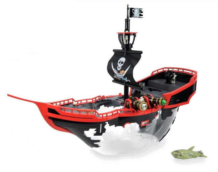 Lil Fishy Pirate Ship Interactive Habitat Was $50 Now Only $12.99!