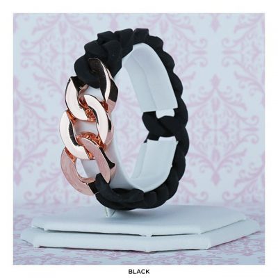Two-Tone Silicone Link Bracelet Only $8 Shipped!