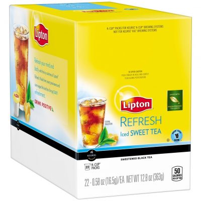 Lipton K-Cups, Refresh Iced Sweet Tea 22ct Only $5.71 + FREE Shipping!