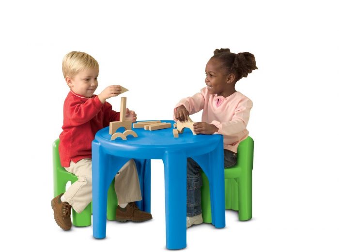 Little Tikes Bright 'n Bold Table & Chairs, Green/Blue Just $39.92! Ships FREE!