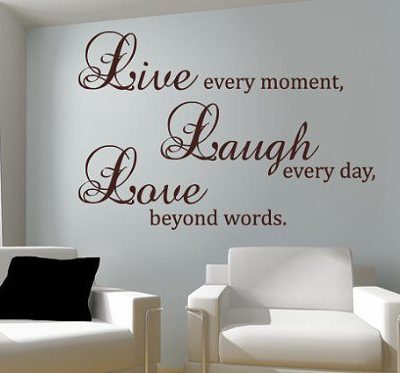 Live Every Moment Vinyl Wall Decal Only $2.59 + FREE Shipping!