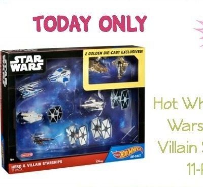 Hot Wheels Star Wars Hero & Villain Starships 11-Pack Just $25!  (Was $50)