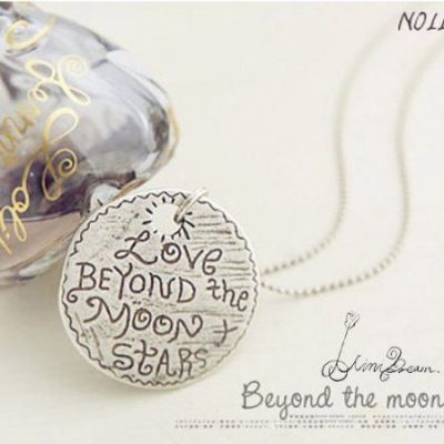 Love Beyond the Moon and Stars Necklace Just $1.99 SHIPPED!