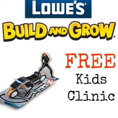 FREE Lowe’s Build and Grow Clinic On July 11!