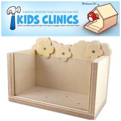 FREE Lowe’s Build and Grow Clinic On April 11!