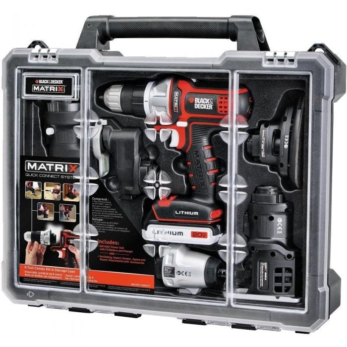 Black & Decker Matrix 6 Tool Combo Kit With Case Was $359 Now Just $149.99!