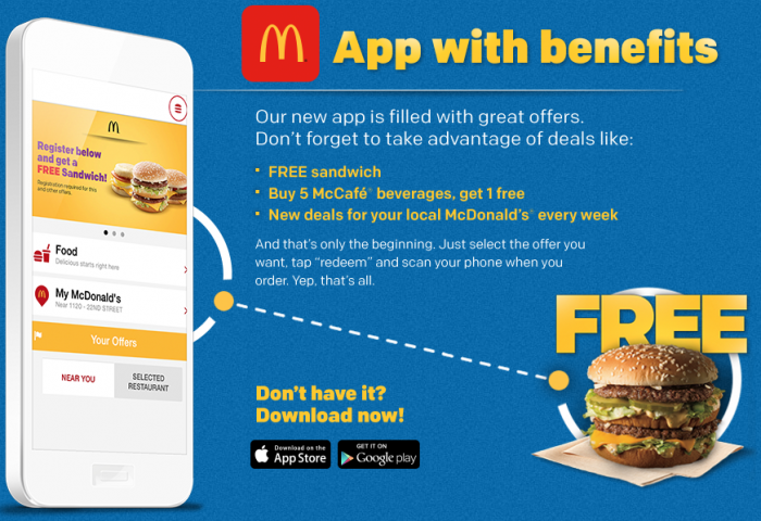 FREE Sandwich From McDonald's!