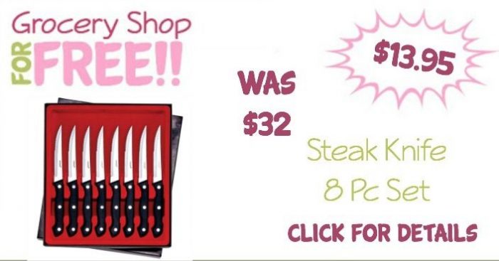 8 Pc Steak Knife Set Just $13.95! (Reg. $32)