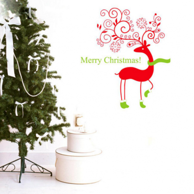 Christmas Reindeer Wall Decal Only $5.32 Shipped!