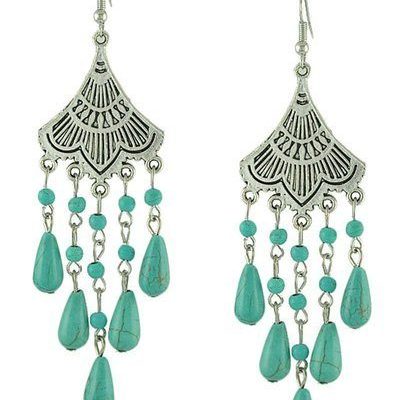 Retro Green Dangle Earrings Only $8.99 + FREE Shipping!