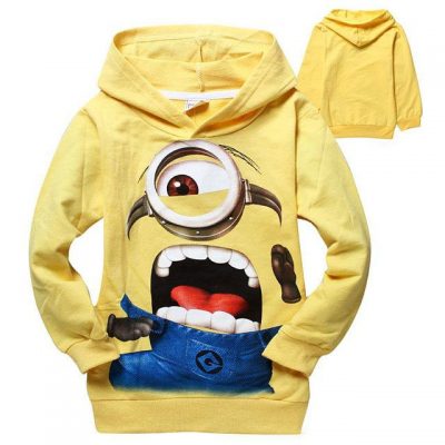 Minion Hoodie Sweatshirt Just $14.49!  Ships FREE!