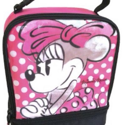 Minnie Mouse 2 Compartment Insulated Lunch Bag Just $4.37!