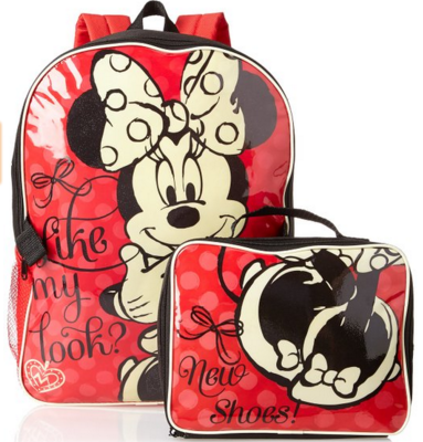 Disney Little Girls’ Minnie Backpack With Lunch Just $15 Down From $30!