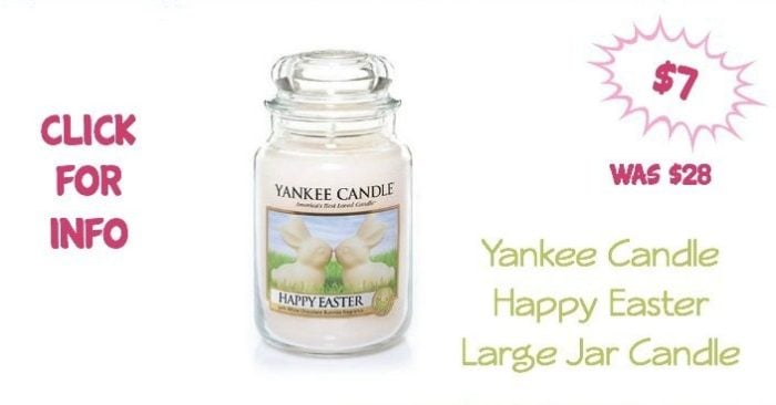 Yankee Candle Happy Easter Large Jar Candle Just $7 Was ($28