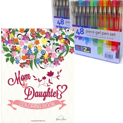 LolliZ Gel Pens (2 Sets) Just $14.99 + Mom & Daughter Coloring Book Just $9.99!