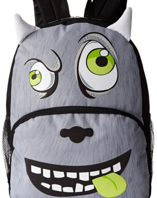 Mystic Apparel Grey Monster With Horns Backpack Just $7.50 Down From $30!