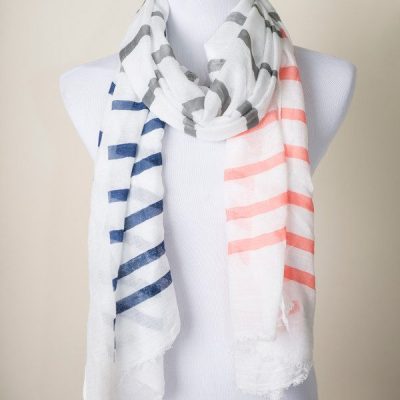 Brandy Multi-Striped Scarf Only $14.95!
