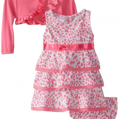 Printed Knit Dress With Mock Shrug & Panty Only $14.99! (Reg. $35)