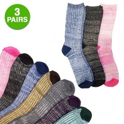 Nicole Miller Women’s Ribbed Boot Socks 3 Pair Just $4.99! Ships FREE!