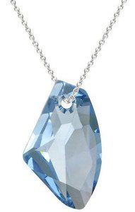 Sterling Silver Freeform Crystal Necklace Only $15 Shipped!