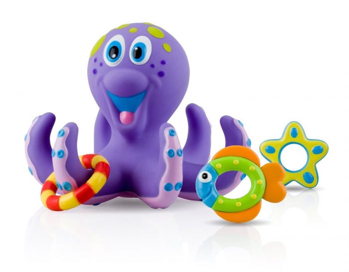 Nuby Bathtime Fun Purple Octopus Hoopla Just $6.98!