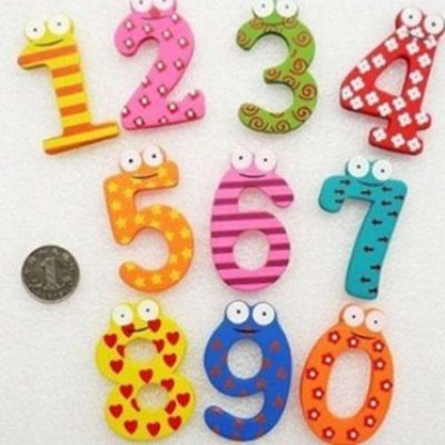 Colorful Wooden Number Magnets Just $2.43 Shipped!