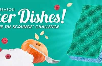 FREE O-Cedar Scrunge Scrub Sponge!