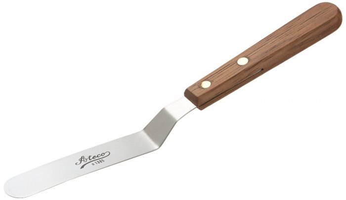 Natural Wood Offset Spatula, 4.5 Inch Blade Only $5.36! Down From $15!