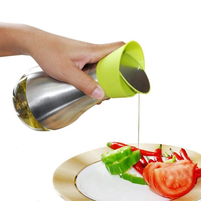 Glass and Stainless Steel Oil & Vinegar Bottle Only $15.19! Ships FREE!