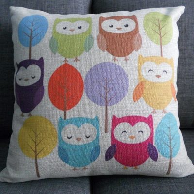 Decorative Owl Pillow Cover Just $6.59 + FREE Shipping!