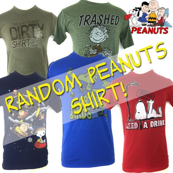 Officially Licensed Peanuts Shirts Only $6.99 Plus FREE Shipping!