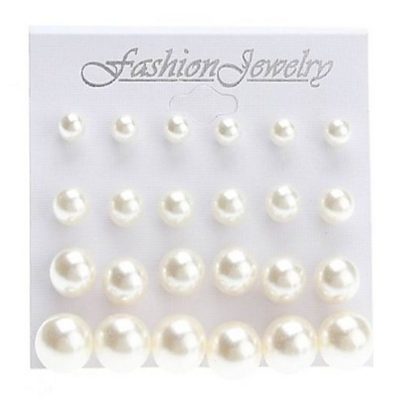 Pearl Earrings 12 Pair Only $6.99 Plus FREE Shipping!