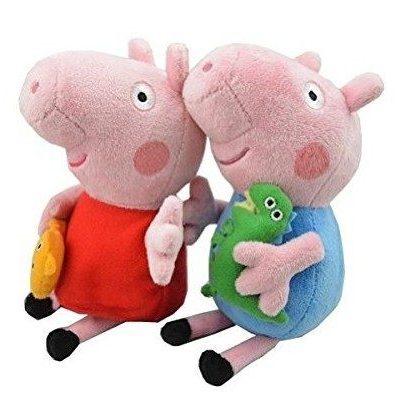 Peppa & George Pig 8″ Plush Figures Only $6.32 For Both Shipped FREE!